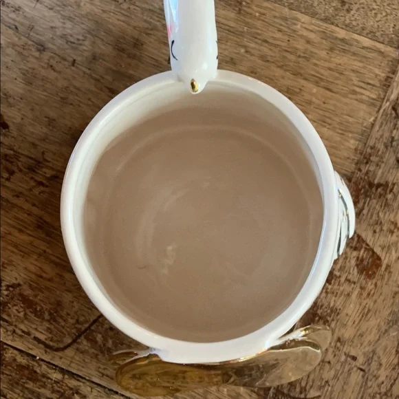 Anthropologie Rare Fauna Fete Swan Mug with Gold Details - Picture 5 of 10